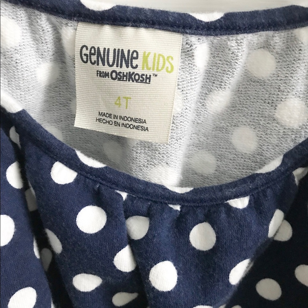 GENUINE KIDS FROM OSHGOSH NAVY DRESS 4T - Picture 2 of 2